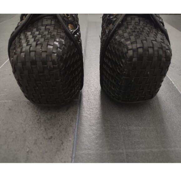 Jeffrey Campbell black basketweave Litas - 8 - Picture 5 of 10